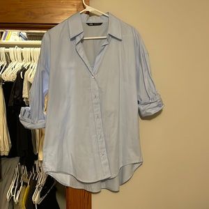 Zara Oversized Button Down